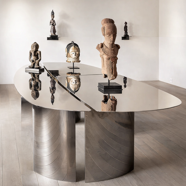 Selo Mirror Top Dining Table