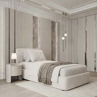 Asha Modern Upholstered Platform Bed