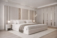 Asha Modern Upholstered Platform Bed